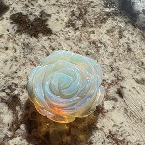 Opalite Rose-Shaped flower